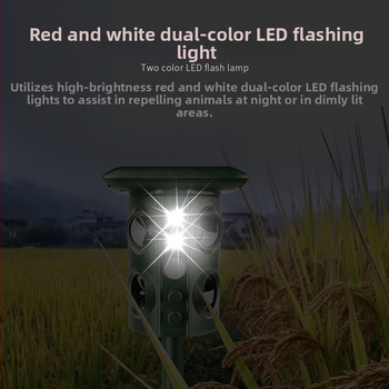 Εξωτερικό αποτρεπτικό ζώων - 12V, 5W, υπερηχητικό εύρος 13,5–45,5 kHz, μοντέλο 669A, σωληνοειδής σχεδίαση