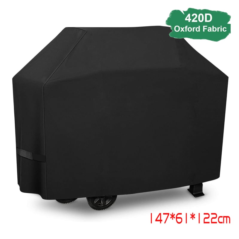 Kültéri grillsütővédő 420D Oxford vászonból, modern minimalista stílus.