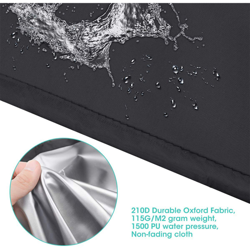 Kültéri grillsütővédő 420D Oxford vászonból, modern minimalista stílus.