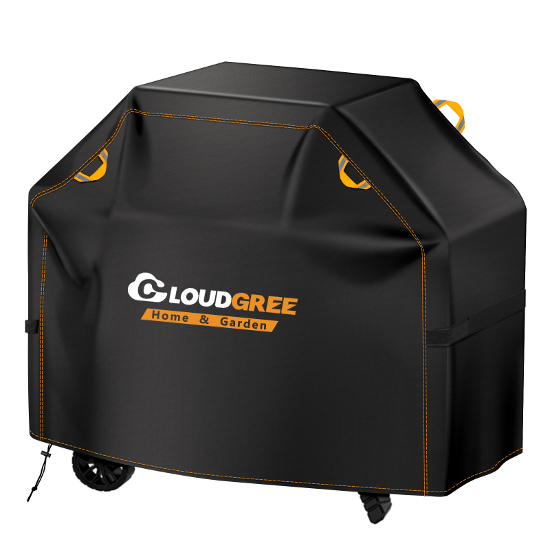 Acoperire pentru grătar de grădină, exterior, impermeabilă și rezistentă la praf, țesătură Oxford 210D, stil modern minimalist