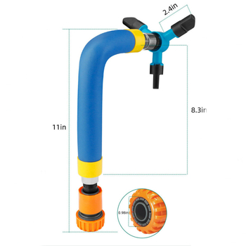Περιστρεφόμενος κήπος ποτιστήρας, ABS σώμα, στυλ κανάτα/πότισμα/ντους, 360° περιστροφή, χωρητικότητα 10
