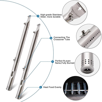 Ανοξείδωτη κεφαλή καυστήρα για μπάρμπεκιου — Πολυλειτουργική, Κατασκευή με σφράγιση