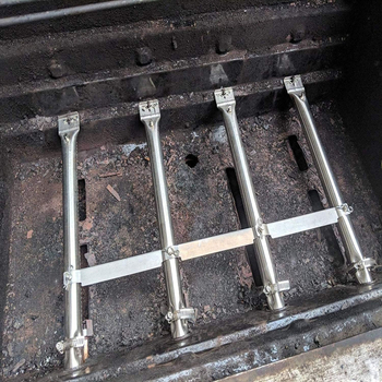 Ανοξείδωτη κεφαλή καυστήρα για μπάρμπεκιου — Πολυλειτουργική, Κατασκευή με σφράγιση