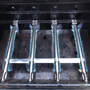 Ανοξείδωτη κεφαλή καυστήρα για μπάρμπεκιου — Πολυλειτουργική, Κατασκευή με σφράγιση