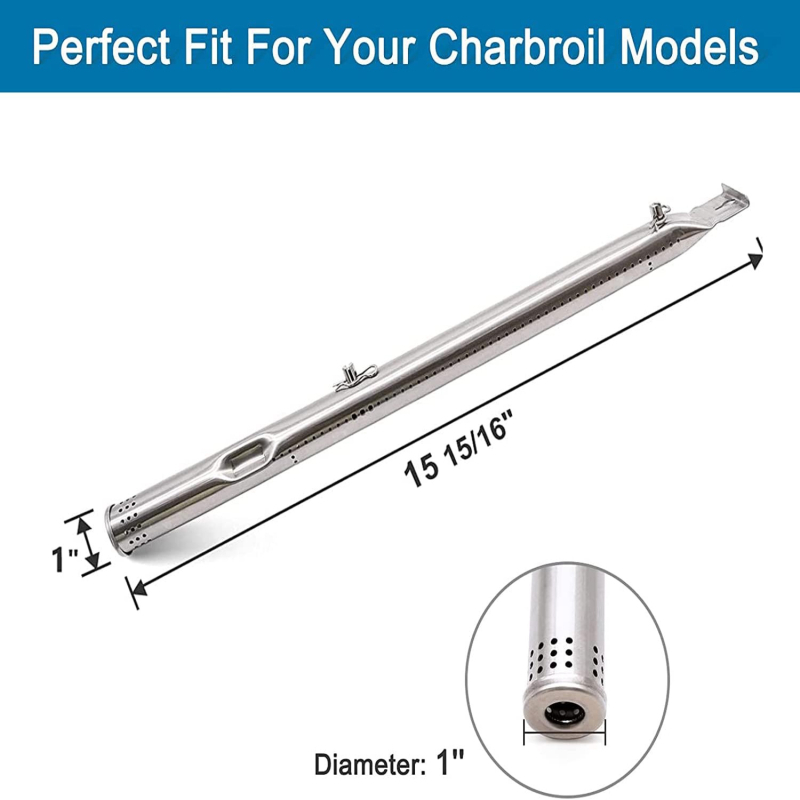 Ανοξείδωτη κεφαλή καυστήρα για μπάρμπεκιου — Πολυλειτουργική, Κατασκευή με σφράγιση