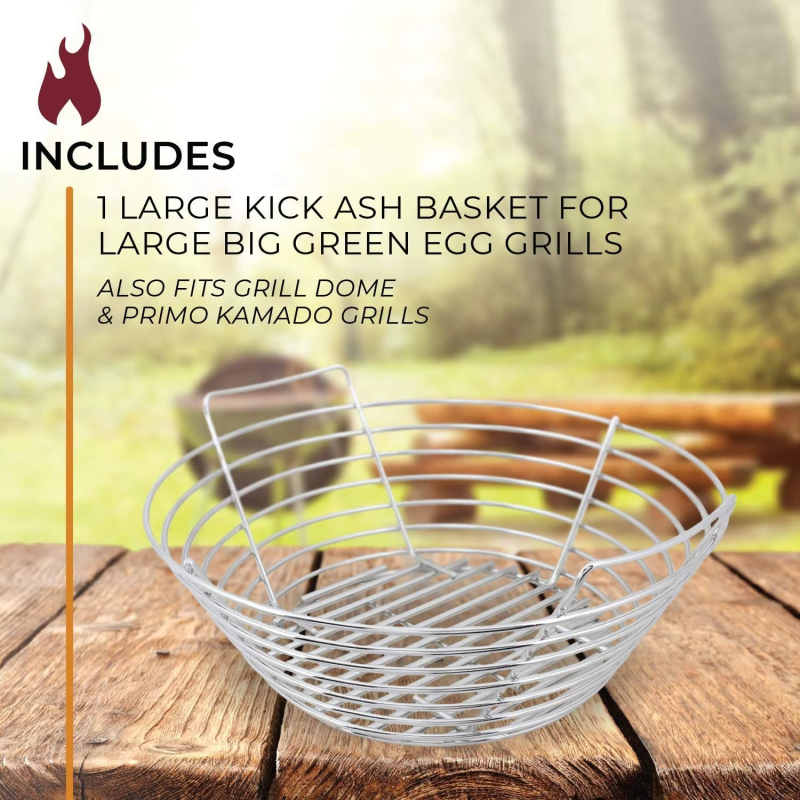 Ümmargune 304 roostevabast terasest süsi korv välist grillimiseks, eraldusplaadiga; mitmekülgne, kaasaskantav, kergesti puhastatav