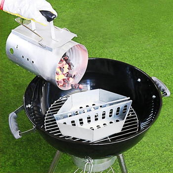 BBQ димна кутия за открито барбекю — галванизирана ламарина, OEM марка, инструменти за барбекю, модерен стил
