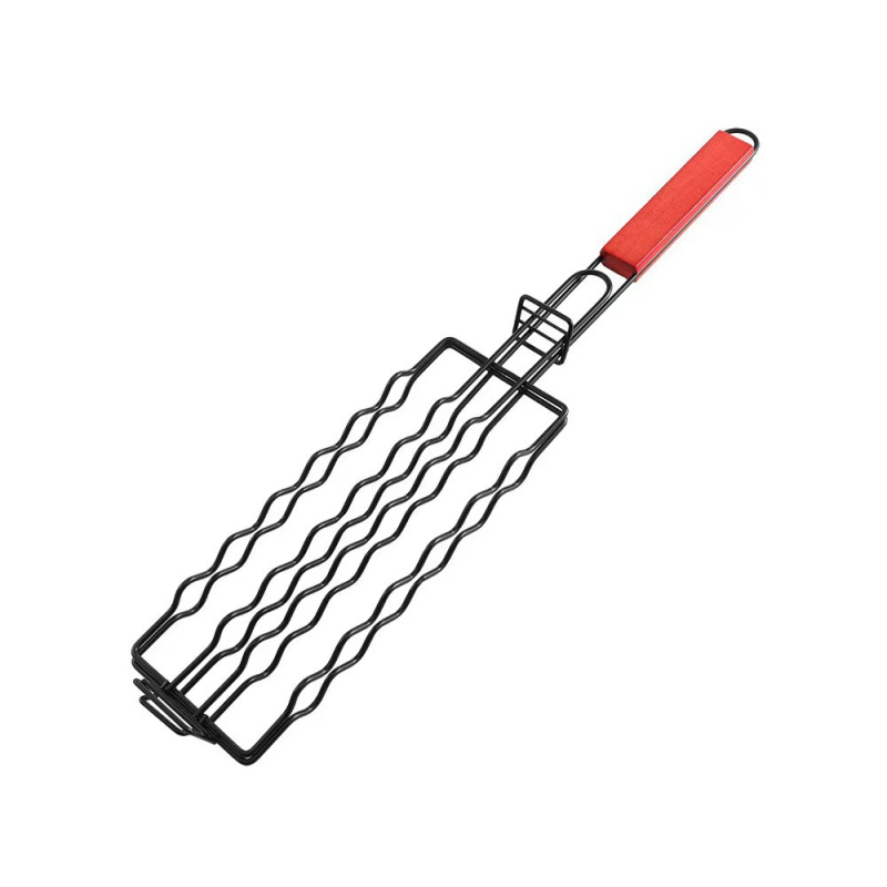 Ív alakú huzal grillháló, elektroplatált, testreszabható, multifunkcionális