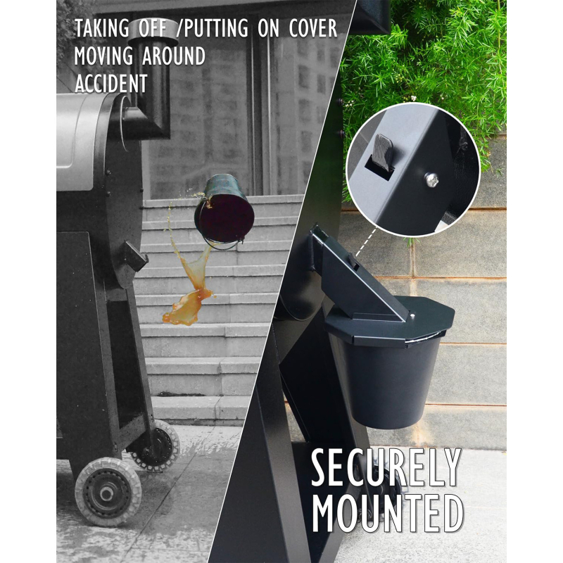 Подобрена кофа за мазнини с капак, уловител на мазнини за пушач