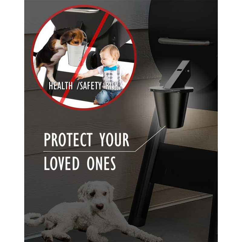 Подобрена кофа за мазнини с капак, уловител на мазнини за пушач