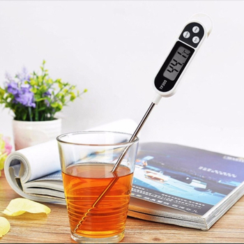 Andide TP300 skaitmeninis rašiklio formos virtuvės termometras – probe termometras mėsai ir pienui, 0,1°C raiška, pritaikomas dizainas