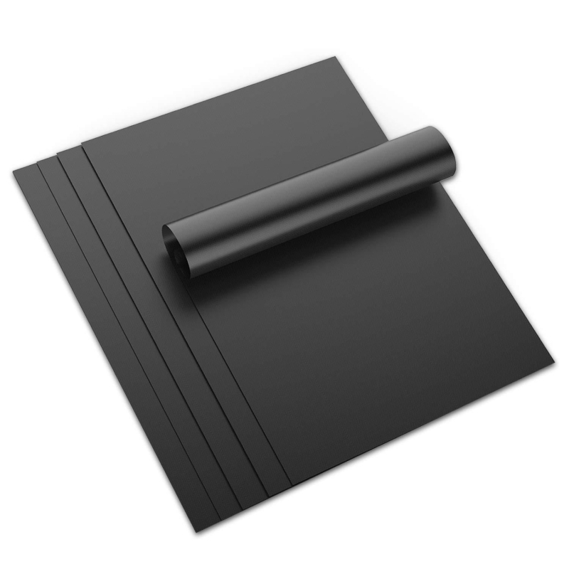 Apskritimo formos kepsninės kilimėlis su PTFE (teflono) danga, nelimpantis, aukštos temperatūros atsparus