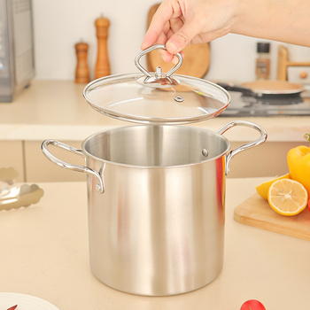 Daugiafunkcinis nerūdijančio plieno puodas kepimui, su vienu dugnu, tinkamas indukcinė plokštei, modelis xkyzg-01