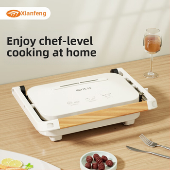 Pioneer електрически тиган за палачинки и сандвичи SE23D07 - двустранно нагряване, механично управление, 220V, 1200W