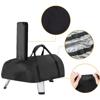 Κάλυμμα φούρνου πίτσας για γωνιακό φορητό φούρνο, εξωτερική χρήση, βαριάς χρήσης αδιάβροχος πολυεστέρας, μοντέρνο και απλό στυλ, με δυνατότητα προσαρμογής