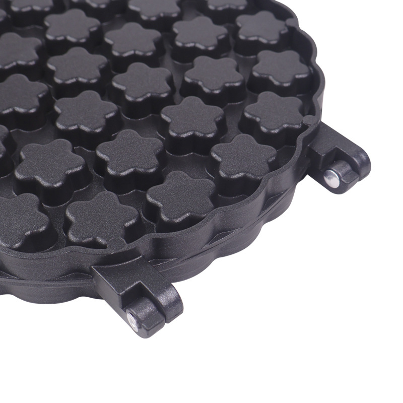 Alumínium ötvözet – tojás gofri serpenyő szilva virág alakú sablonnal és kis sütemény formákkal – magáncímke elérhető, Yongkang 2024