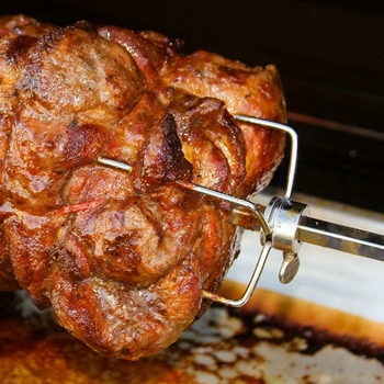 Πιρούνι μπάρμπεκιου, ηλεκτροχρωμιωμένο, τετράζυγο, πολυλειτουργικό, ανοξείδωτος χάλυβας 304