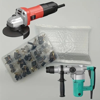 Комплект графитни четки за електрически инструменти, 60 броя, за ремонт на части