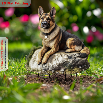 Градински знак, ангелоподобен 2D акрилен декор, класически стил, рязане и печат