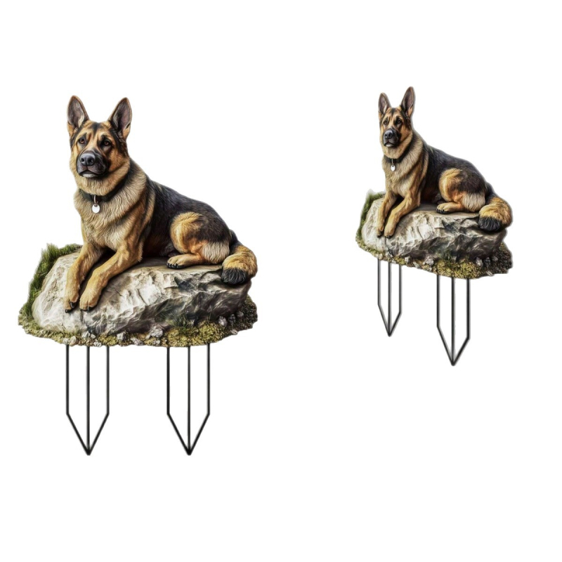 Градински знак, ангелоподобен 2D акрилен декор, класически стил, рязане и печат