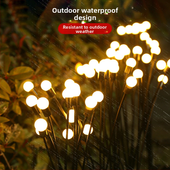 Ηλιακή λάμπα πυγολαμπίδας για εξωτερικούς χώρους (LED, IP65, 5W, 1.2V, 6–12h)