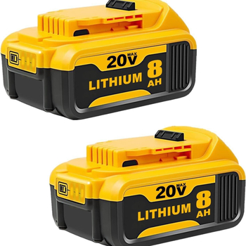 Заместителна литиево-йонна батерия 20V 8000mAh за DeWalt DCB180 DCB181 безжичен винтоверт