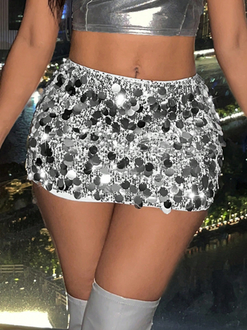 Μίνι φούστα με 3D μοτίβο, σχέδιο κολλάζ/ραφή, πολυεστερικό ύφασμα, 95%+ περιεκτικότητα σε πολυεστέρα, μικροελαστικότητα