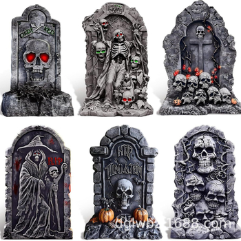 Halloween Τύμβος Σκελετού με Κρανίο – Πλαστικό, Διακοσμητικό Εξωτερικού Κήπου, Κολοκύθα, Τύπος Ρεζιβίτ: Road Guide