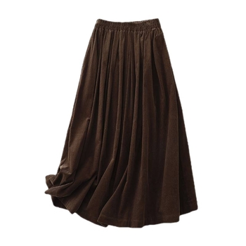 Φούστα σφιχτή σε midi μήκος, ψηλή μέση, ύφασμα από ακρυλικό νήμα, μονόχρωμη, αστικός στυλ, χειμώνας 2023