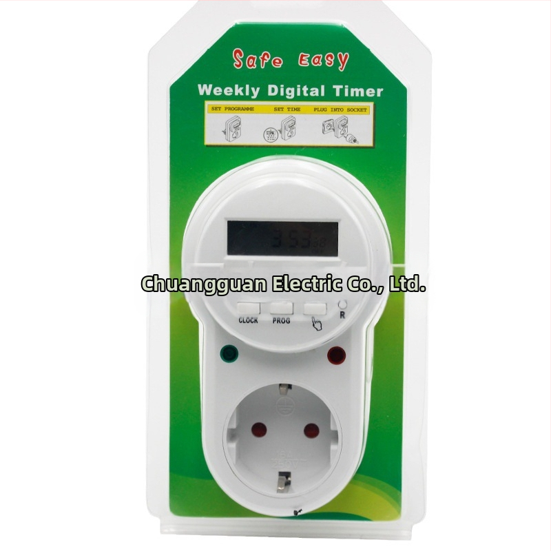 Розетка с таймер, марка Cier, функция таймера, диапазон на работна температура -10 °C до +55 °C