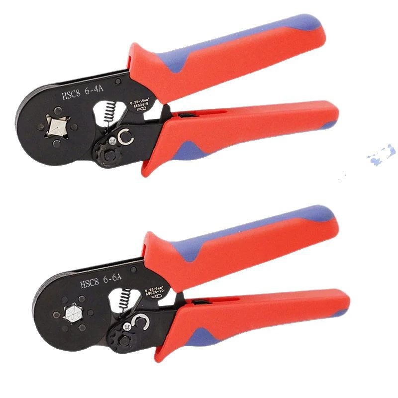 Клещи за обжим на тръбни терминали, игловиден тип, комплект от 300 бр