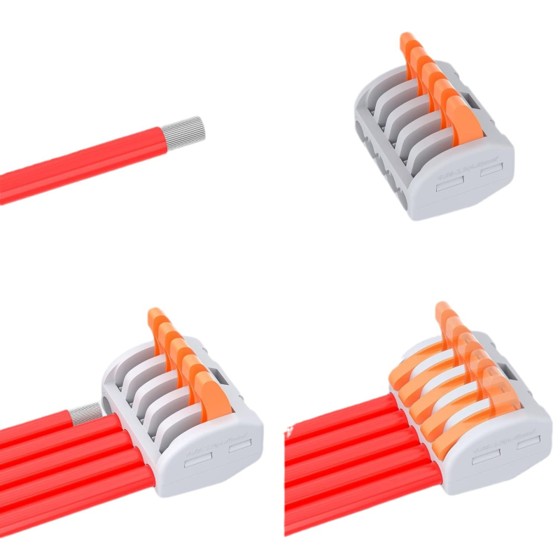 Star Valley greitas terminalinis blokas, jungčių serija, krimpavimo montavimas, PC korpusas