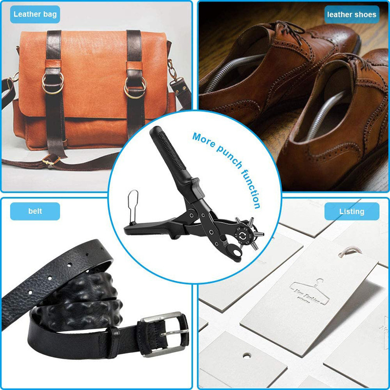 Diržinės skylės įrankis — Daugiafunkciniai skylinių įrankiai, 600 g, skylės skersmuo 15 mm, spaustuko galvutės ilgis 130 mm, smaili burna.