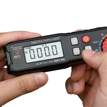 DM-3305 Skaitmeninis multimetras su automatišku diapazonu, pieštuko formos testeris, skaitmeninis ekranas