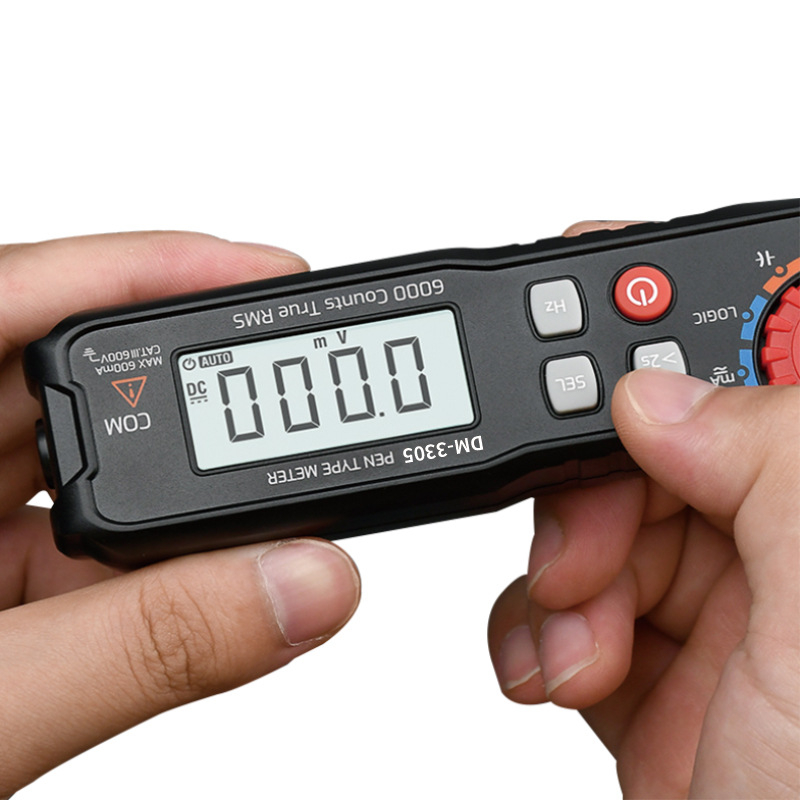 DM-3305 Skaitmeninis multimetras su automatišku diapazonu, pieštuko formos testeris, skaitmeninis ekranas