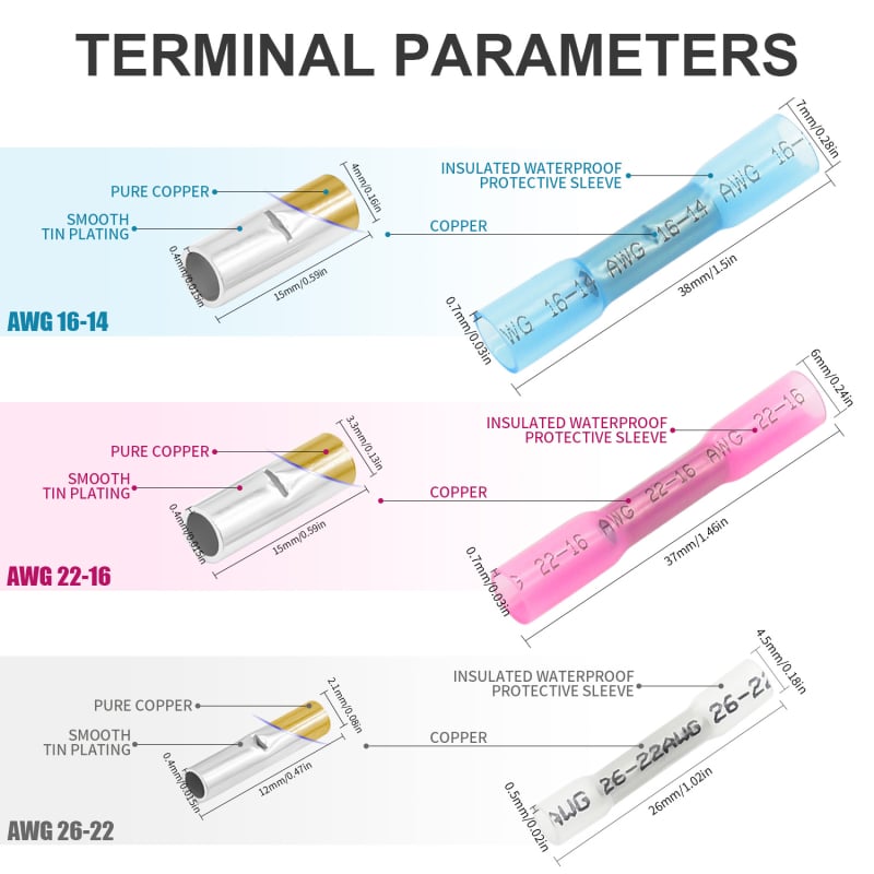 SANJIANG Suspaudimo replės su ratcheto mechanizmu terminalams, karšto suspaudimo atsparios ir atsparios vandeniui, įrankių rinkinys iš aukštos anglies plieno