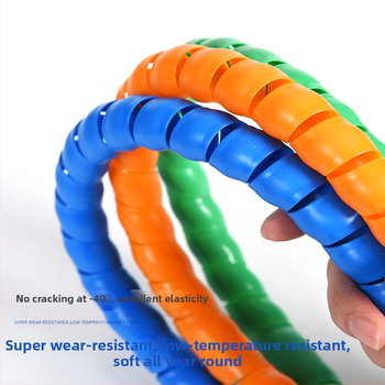 Spiralinis apsauginis dangtelis žarnoms ir laidoms | Modelis HPS-8MM-200MM | Aukšto slėgio vamzdynas