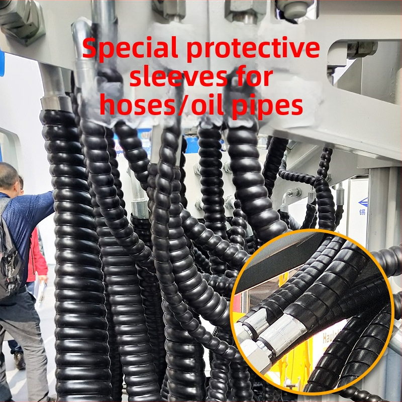 Спирална защитна обвивка за тръби и кабели | Модел HPS-8MM-200MM | Защита за тръбопроводи и кабели