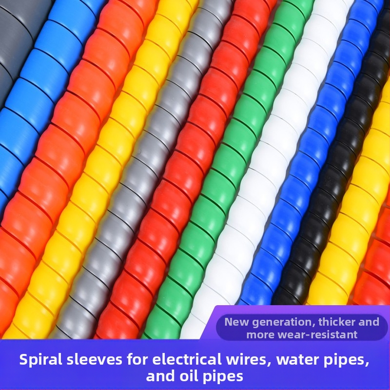 Spiralinis apsauginis dangtelis žarnoms ir laidoms | Modelis HPS-8MM-200MM | Aukšto slėgio vamzdynas