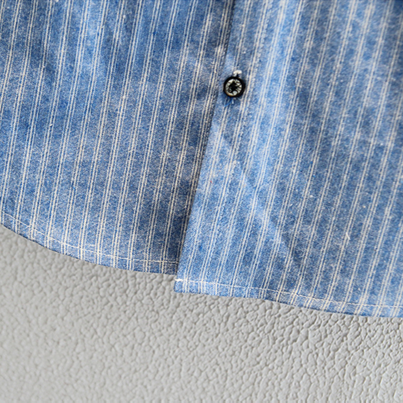 Bērnu kokvilnas svītrainā jaka ar reversu, korejiešu stil, vienkāršs aizdare, svītrainais modelis