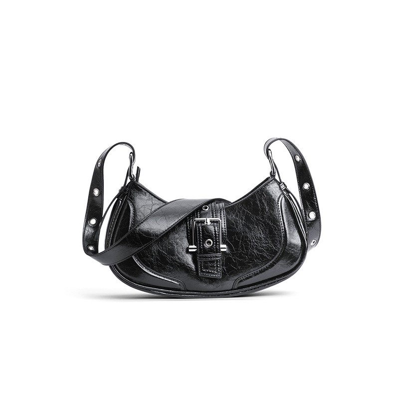 Кроссбоди чанта от PU материя, стил New Moon, хоризонтална квадратна форма, ципово затваряне, вътрешен джоб с цип