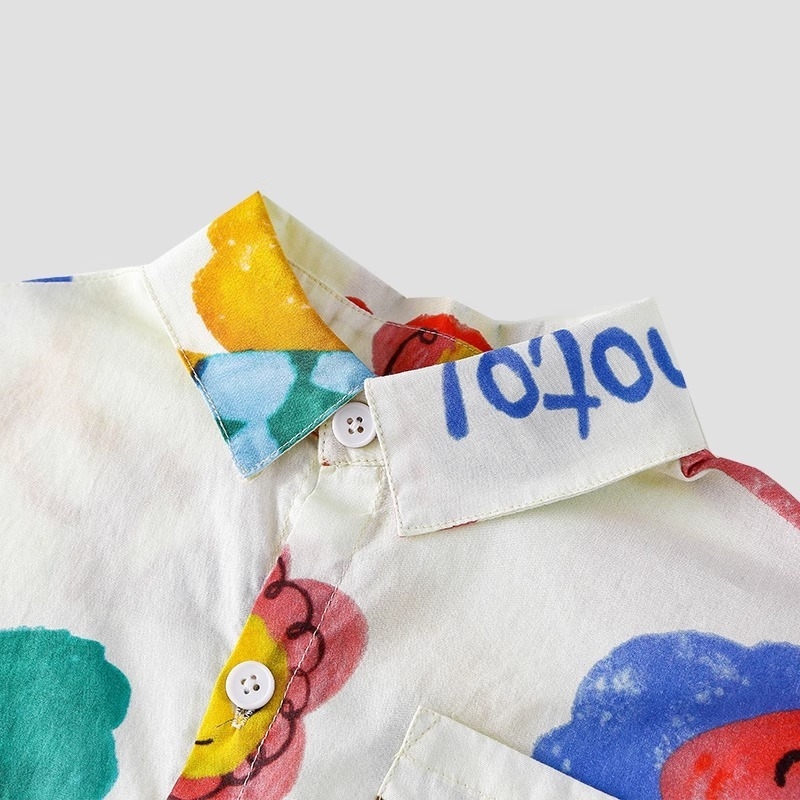 Bērnu polo krekls vasarai 2025 — Japānas un Dienvidkorejas stils; polo apkakle; īsas piedurknes; 100% poliesteris