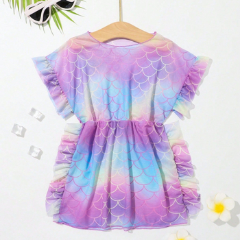 Σετ μαγιό κοριτσιών με ψηλή μέση, ριγέ σχέδιο, γρήγορο στέγνωμα, ανθεκτικό και ελαστικό; ύφασμα 82% πολυεστέρας, επένδυση από πολυεστέρα με 18% ελαστάνη; με επένδυση για το στήθος