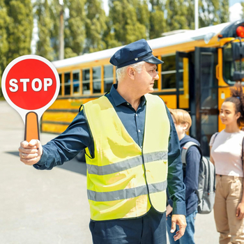Stop and Go σήμα, διπλής όψης χειροκίνητο σήμα κυκλοφορίας για την εκπαίδευση στην οδική ασφάλεια παιδιών; πλαστική κατασκευή, εκτύπωση