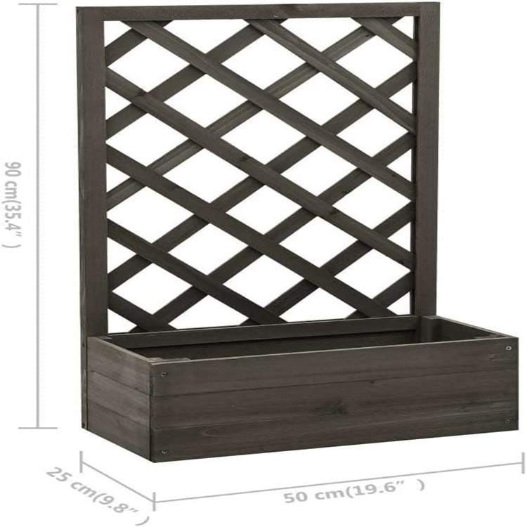 Sodinimo dėžutė / daigynas — medinė, kvėpuojanti ir tvirta, ant grindų įrengta, namų sode