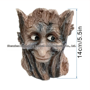 Διακοσμητικό γλάστρας από ρητίνη, με μοτίβο κορμού δέντρου, μοντέρνο στυλ τέχνης, Xinchuang