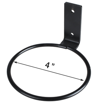 Стойка за кошници за цветя на стена — стенен монтаж, кръгла форма, подходяща за вътрешно/външно ползване, модел 001, модерен стил