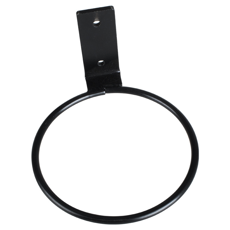 Стойка за кошници за цветя на стена — стенен монтаж, кръгла форма, подходяща за вътрешно/външно ползване, модел 001, модерен стил