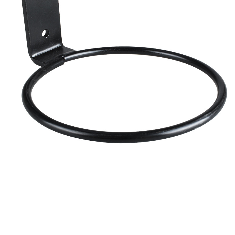 Стойка за кошници за цветя на стена — стенен монтаж, кръгла форма, подходяща за вътрешно/външно ползване, модел 001, модерен стил