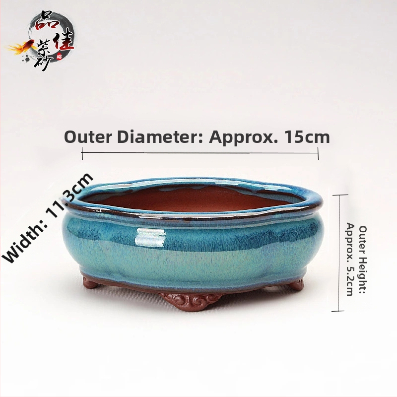 Цветарник Purple Sand - дишащ, ръчна изработка, устойчив на деформации, здрав, за бюро и под